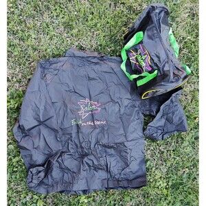 Vintage 90s Tobacco Advertising Rain Jacket & Small Duffel Salem Cigarettes NOS